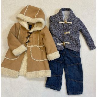 ラルフローレン(Ralph Lauren)の洋服　男の子　2歳前後　フェイクムートンコート　カーディガン　シャツ　パンツ(その他)