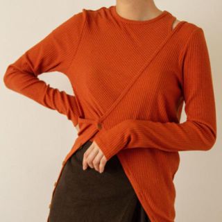 ビューティアンドユースユナイテッドアローズ(BEAUTY&YOUTH UNITED ARROWS)のlittle $uzie Asymmetry Ensemble Rib Tops(カットソー(長袖/七分))