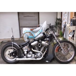 Harley Davidson - ハーレー エッグタンク チョッパー エボソフテイル
