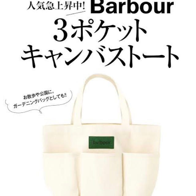 Barbour(バーブァー)のLEE 1月号付録 Barbour トート & カレンダー 新品 同じ物2個づつ レディースのバッグ(トートバッグ)の商品写真