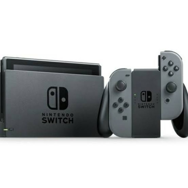 ゲームソフトゲーム機本体ニンテンドースイッチ 本体 グレー 付属品完備