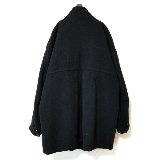 COMME des GARCONS(コムデギャルソン)の28.ウール ハーフコート 黒 DOMON メンズのジャケット/アウター(ブルゾン)の商品写真