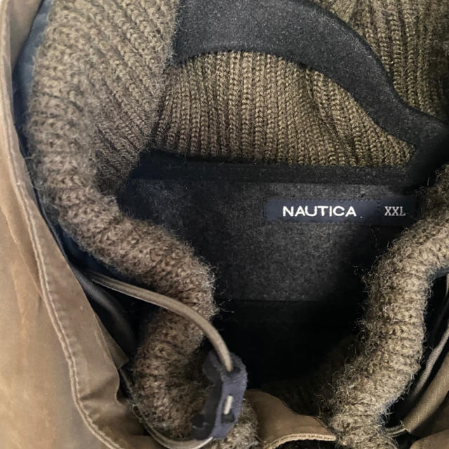 NAUTICA(ノーティカ)のnautica ノーティカ　ノーチカ　ロングコート　ジャケット　カーキ　90s メンズのジャケット/アウター(トレンチコート)の商品写真