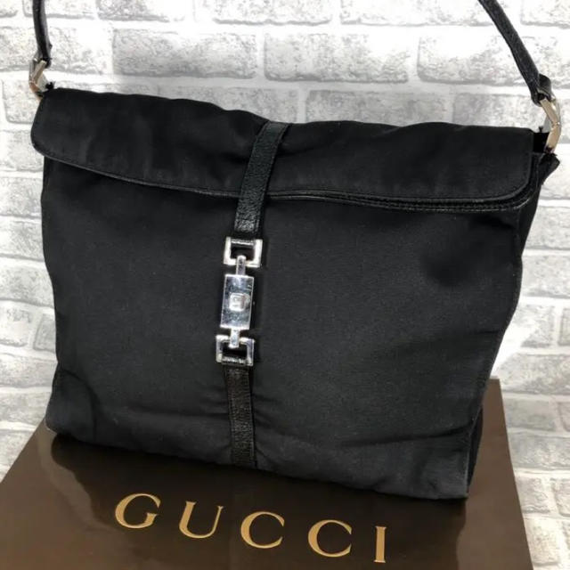 グラハム スーパー コピー 爆安通販 、 Gucci - 素敵❤️GUCCI ジャッキ　ハンドバッグ　ブラック　ナイロン　レザーの通販 by ☆りんごぱい☆'s shop