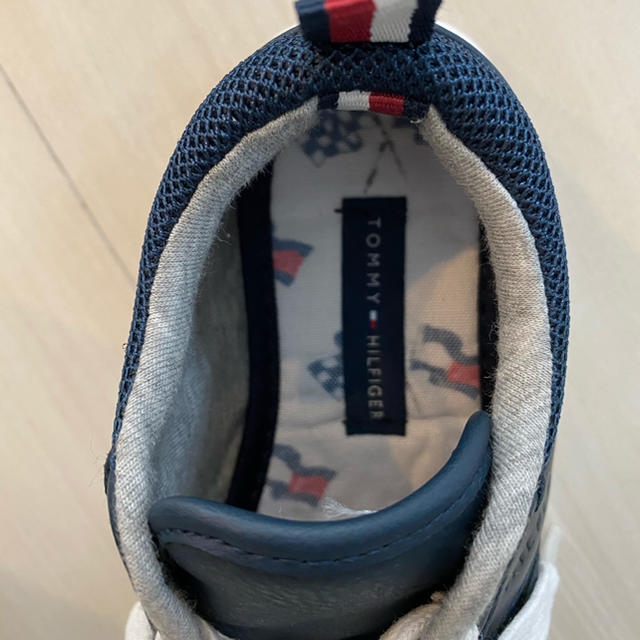 TOMMY HILFIGER(トミーヒルフィガー)の値下げ　新品　tommy HILFIGER キッズスニーカー  16.5 キッズ/ベビー/マタニティのキッズ靴/シューズ(15cm~)(スニーカー)の商品写真