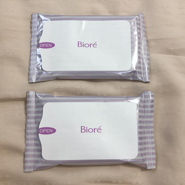 Biore ビオレ メイク落とし ふくだけコットンaの通販 by S�s shop｜ビオレならラクマ