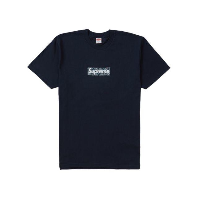 navy L Supreme Bandana Box Logo TeeTシャツ/カットソー(半袖/袖なし)