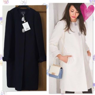 ジャスグリッティー(JUSGLITTY)の新品♡ジャスグリッティー♡ツイードコート(ロングコート)