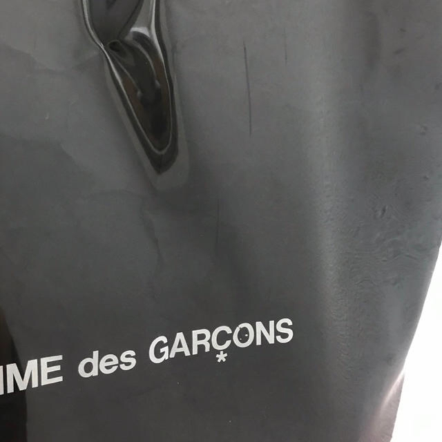 COMME des GARCONS コムデギャルソン pvcトートバッグ　黒