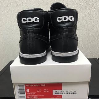 ブラックコムデギャルソン(BLACK COMME des GARCONS)のNIKE COMME des GARCONS スニーカー blazer high(スニーカー)