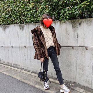 マウジー(moussy)のaoiさん専用☆moussy FAUX FUR HOODIE ジャケット(毛皮/ファーコート)