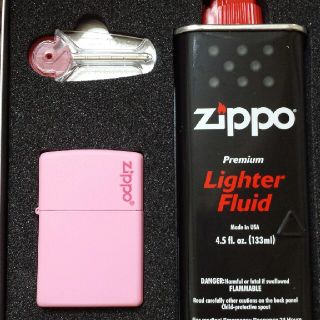 ジッポー(ZIPPO)のzippo  マットピンク　セット(タバコグッズ)