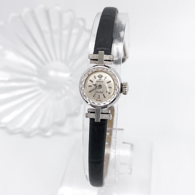 カルティエ コピー 優良店 | ROLEX - 【仕上済】ロレックス オーキッド K18 WG カットガラス レディース 腕時計の通販 by LMC