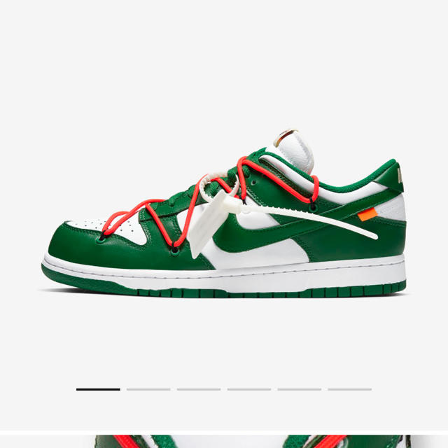 NIKE OFF WHITE ダンク dunk low 27.5  オフホワイト