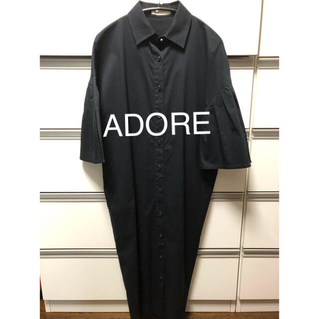 ADORE(アドーア)のREN様専用　ADORE シャツワンピース　36 レディースのワンピース(ロングワンピース/マキシワンピース)の商品写真