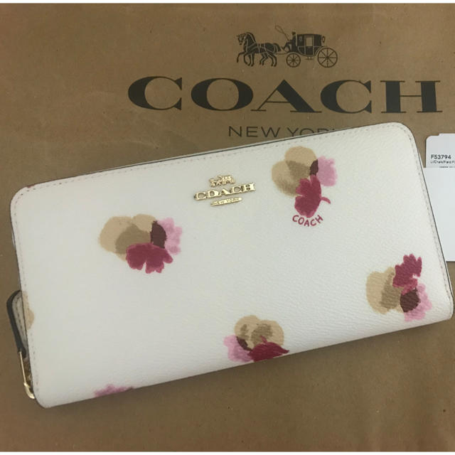 スーパー コピー グラハム 時計 値段 、 COACH - コーチ 新作花柄 長財布の通販 by hikawa's shop