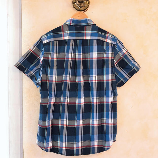 Abercrombie&Fitch(アバクロンビーアンドフィッチ)のアバクロ 半袖 チェックシャツ メンズのトップス(シャツ)の商品写真