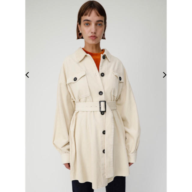 moussy(マウジー)のMOUSSY CORDUROY LONG SHIRT レディースのトップス(シャツ/ブラウス(長袖/七分))の商品写真