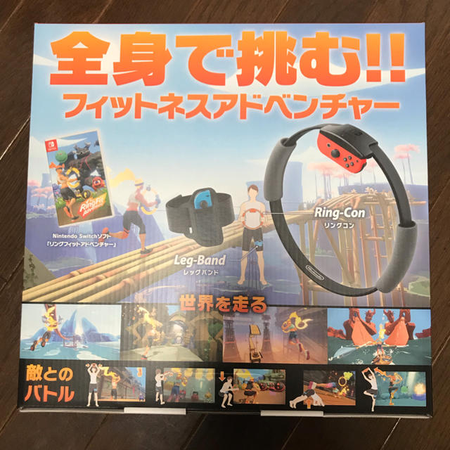 Nintendo Switch(ニンテンドースイッチ)の【新品・未開封品】リングフィット アドベンチャー Switch  エンタメ/ホビーのゲームソフト/ゲーム機本体(家庭用ゲームソフト)の商品写真