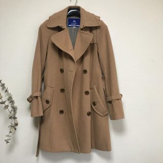 バーバリーブルーレーベル(BURBERRY BLUE LABEL)のセール中！バーバリーブルーレーベル ウールカシミヤコート (トレンチコート)