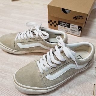 ヴァンズ(VANS)のVANS　ベージュ　24センチ　スウェード　美品(スニーカー)