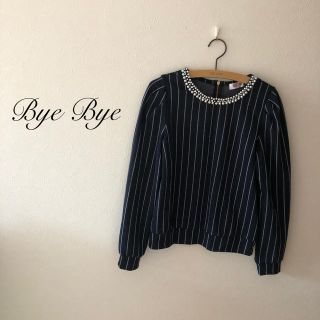 バイバイ(ByeBye)のBye Bye バックジッププルオーバー ブラウス カットソー(カットソー(長袖/七分))