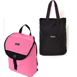 ミルクフェド(MILKFED.)の【新品】MILKFED. REVERSIBLE 2WAY BAG(リュック/バックパック)