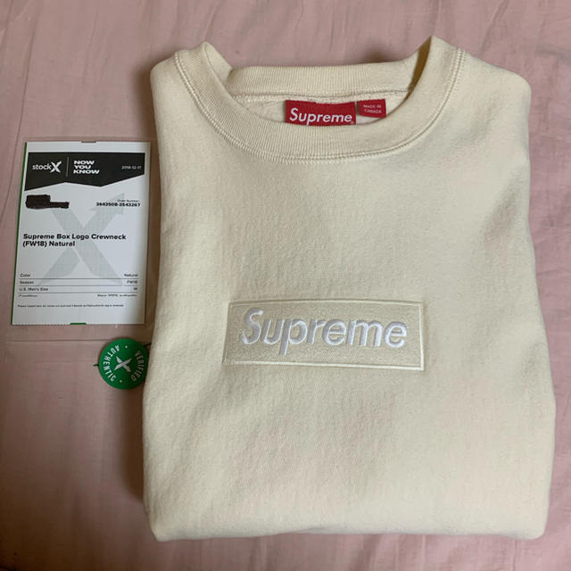 トップスsupreme box logo bogo 18fw スウェット