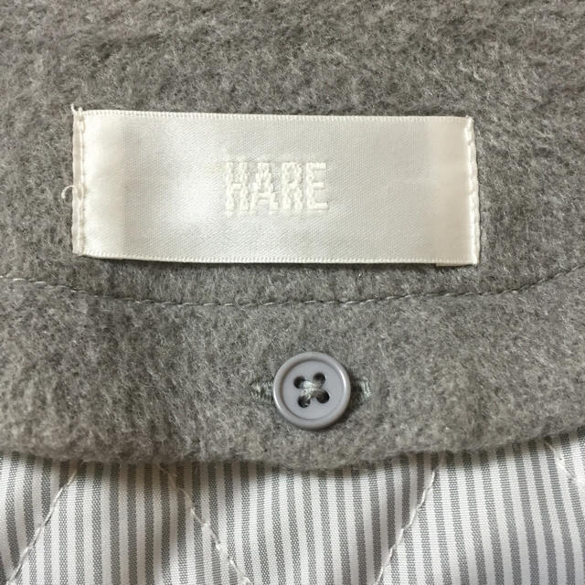 HARE(ハレ)のHARE ノーカラーコート レディースのジャケット/アウター(ノーカラージャケット)の商品写真