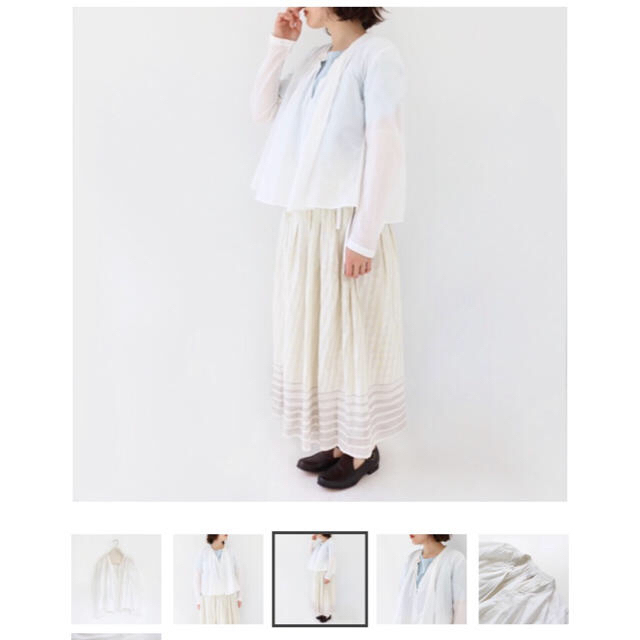 nest Robe(ネストローブ)のKhadi and Co SARA  レディースのトップス(シャツ/ブラウス(長袖/七分))の商品写真