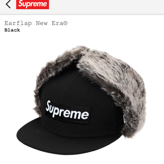 帽子Supreme earflap new era