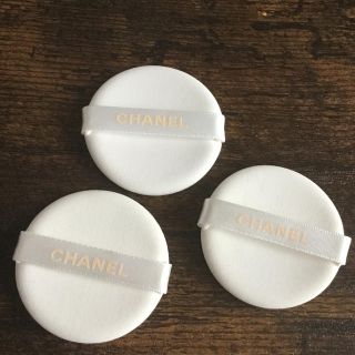 シャネル(CHANEL)のCHANEL クッションファンデパフ　3個(ファンデーション)