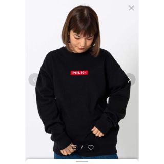 ミルクフェド(MILKFED.)の【最終値下げしました】新品 MILKFED / K BAR BIG SWEAT (トレーナー/スウェット)