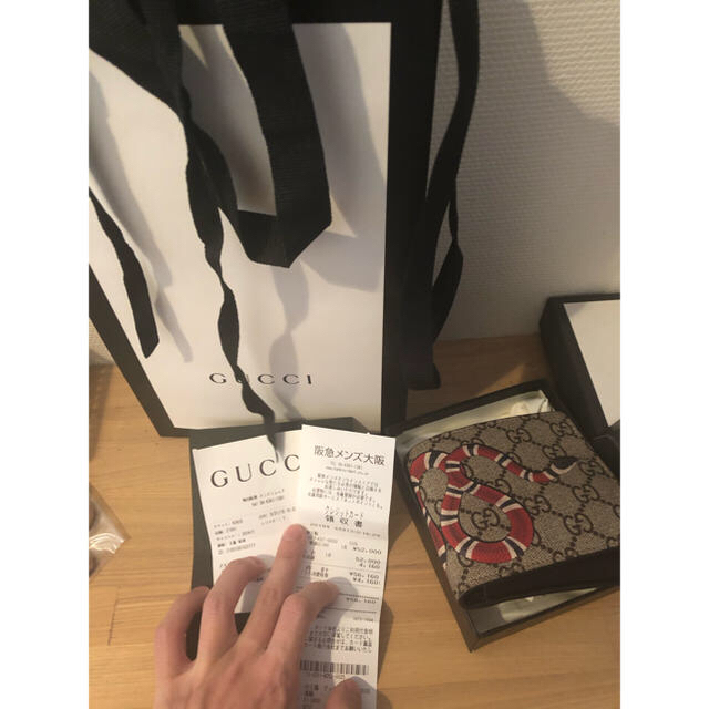 Gucci - GUCCI 二つ折り財布　コインウォレット　スネーク　蛇の通販 by かっちゃん's shop