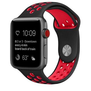 アップルウォッチ(Apple Watch)の新品 38/40㎜ アップルウォッチ スポーツバンド 交換バンド シリコン製(その他)