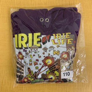 アイリーライフ(IRIE LIFE)の◆新品未使用◆irie life子供用パーカー　110サイズ　パープル(Tシャツ/カットソー)