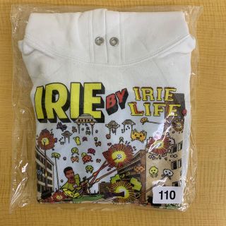 アイリーライフ(IRIE LIFE)の◆新品未使用◆irie life子供用パーカー　110サイズ　ホワイト(Tシャツ/カットソー)