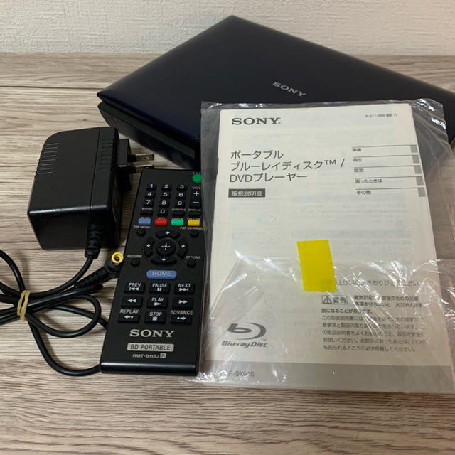 SONY(ソニー)のSONY ポータブル Blu-ray / DVD プレイヤー　BDP-SX910 スマホ/家電/カメラのテレビ/映像機器(ブルーレイプレイヤー)の商品写真