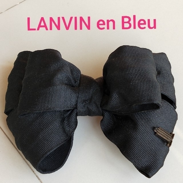 LANVIN en Bleu(ランバンオンブルー)のLANVIN en Bleuバレッタ　ランバンオンブルーバレッタ　ランバン レディースのヘアアクセサリー(バレッタ/ヘアクリップ)の商品写真