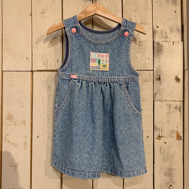 Lee(リー)のVintage Lee bib skirt made in U.S.A. キッズ/ベビー/マタニティのキッズ服女の子用(90cm~)(スカート)の商品写真