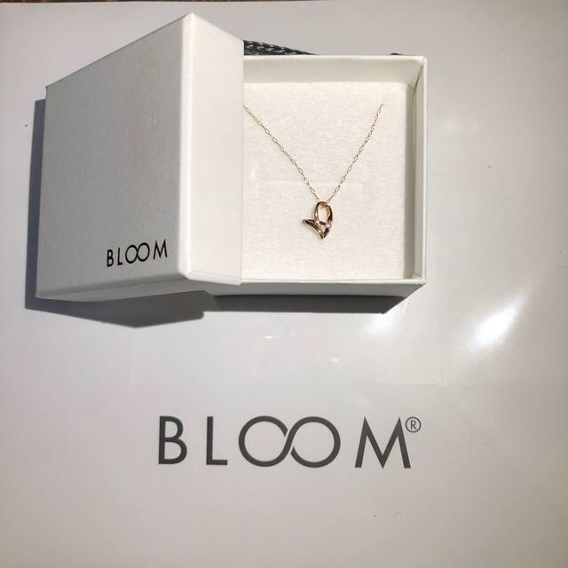 Web限定 BLOOM K10 ピンクゴールド ダイヤモンドネックレス