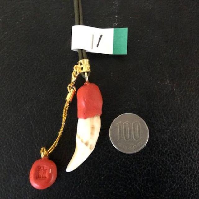 虎犬牙⑥ ハンドメイドのアクセサリー(ネックレス)の商品写真