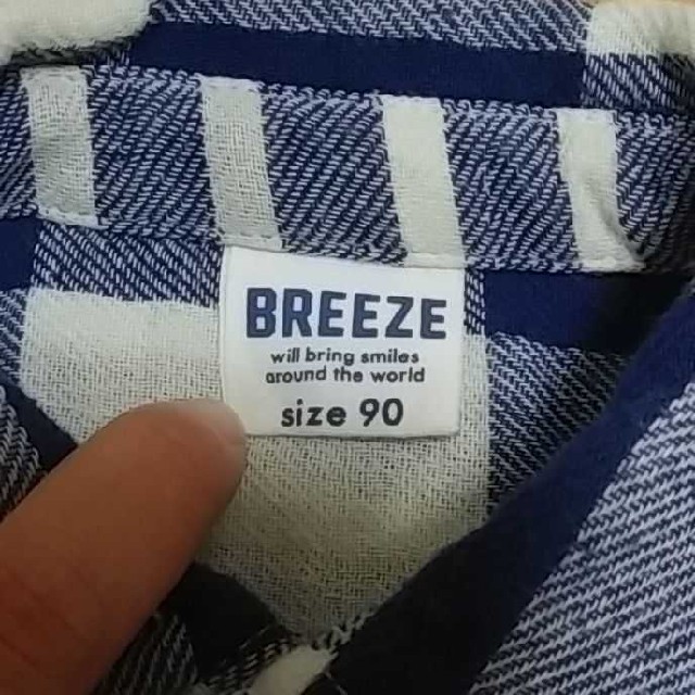 BREEZE(ブリーズ)のBREEZE シャツ 90cm キッズ/ベビー/マタニティのキッズ服男の子用(90cm~)(ジャケット/上着)の商品写真