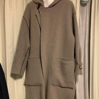 YOKE  7G Milano Rib Hooded Coatメンズ