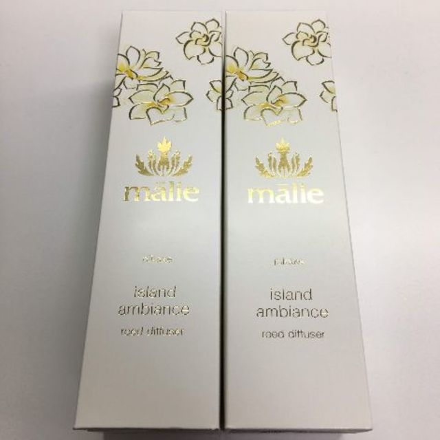 Malie Organics(マリエオーガニクス)の２個　マリエオーガニクスリードディフューザーピカケ コスメ/美容のリラクゼーション(アロマディフューザー)の商品写真