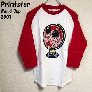【人気】Printstar 未使用品 ワールドカップバレー2007 七分Tシャツ(Tシャツ/カットソー(七分/長袖))