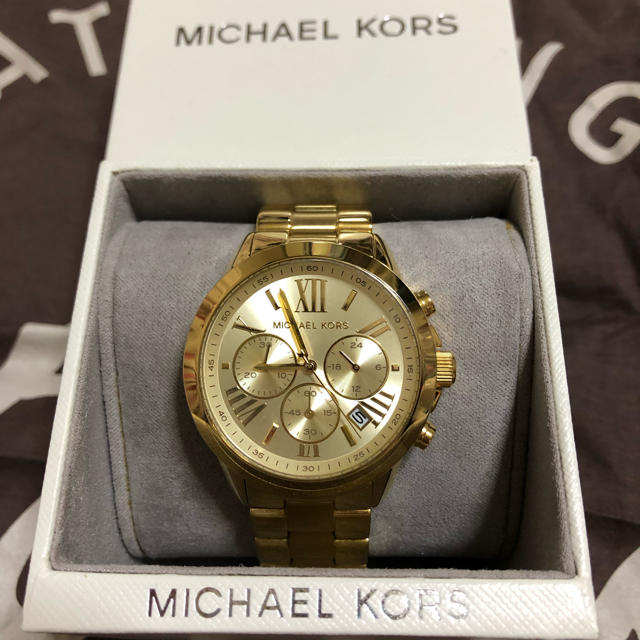 カラーゴールドマイケルコース　腕時計　MICHAEL KORS ゴールド