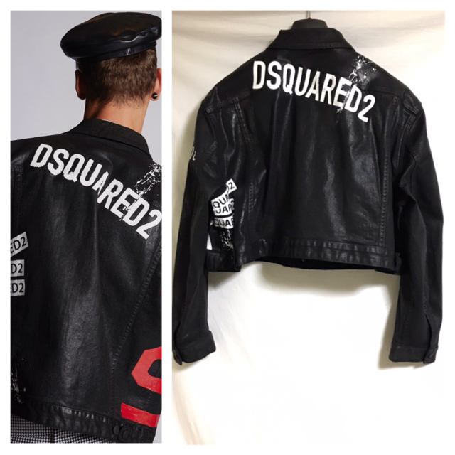 DSQUARED2(ディースクエアード)の本物  未使用タグ付き ディースクエアード ICON デニムジャケット メンズのジャケット/アウター(Gジャン/デニムジャケット)の商品写真