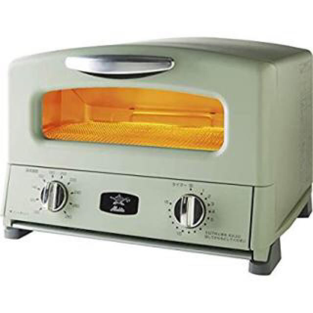 アラジン　トースター　4枚焼き　グリーン スマホ/家電/カメラの調理家電(調理機器)の商品写真