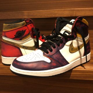 ナイキ(NIKE)のatmos様専用新品JORDAN1 LA TO Chicago 28.5センチ(スニーカー)